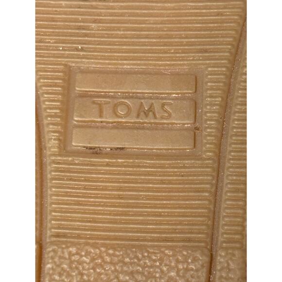 TOMS Desert Wedge Booties Suede Lace-Up Tan Size 6.5 - Picture 6 of 6